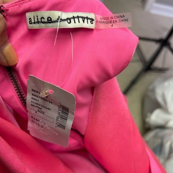 NWOT Alice + Olivia Diana Racerback Gown $440 - Picture 7 of 7